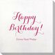 Darling Happy Birthday Bamboo Luxe Napkins Image 2 of 2